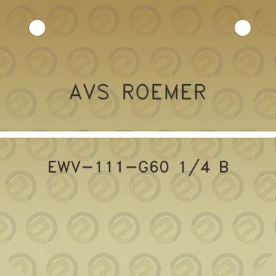 avs-roemer-ewv-111-g60-14-b