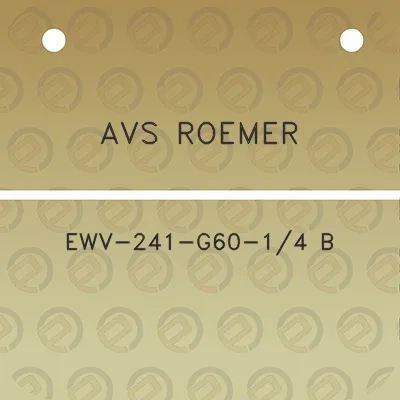 avs-roemer-ewv-241-g60-14-b