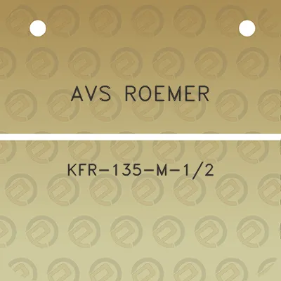 avs-roemer-kfr-135-m-12