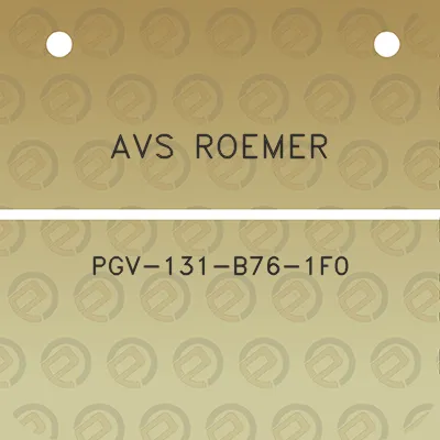 avs-roemer-pgv-131-b76-1f0