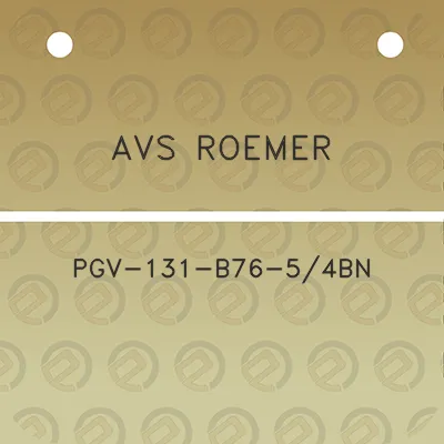 avs-roemer-pgv-131-b76-54bn