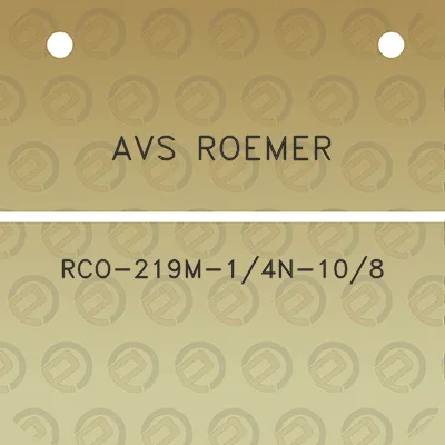 avs-roemer-rco-219m-14n-108