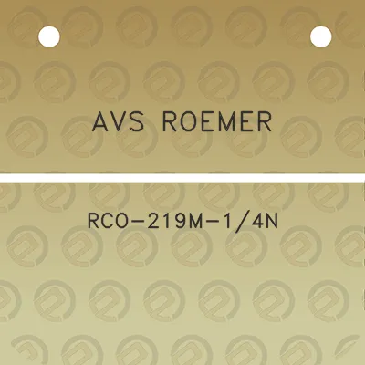 avs-roemer-rco-219m-14n