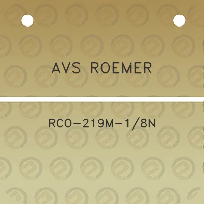 avs-roemer-rco-219m-18n