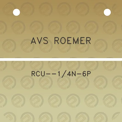 avs-roemer-rcu-14n-6p