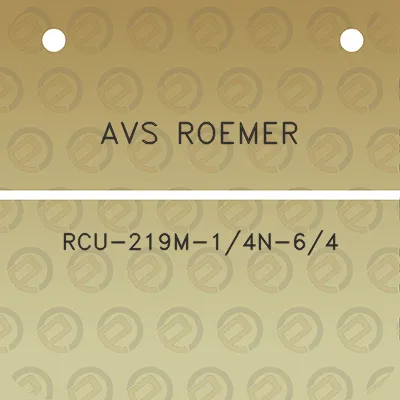 avs-roemer-rcu-219m-14n-64