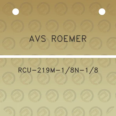 avs-roemer-rcu-219m-18n-18