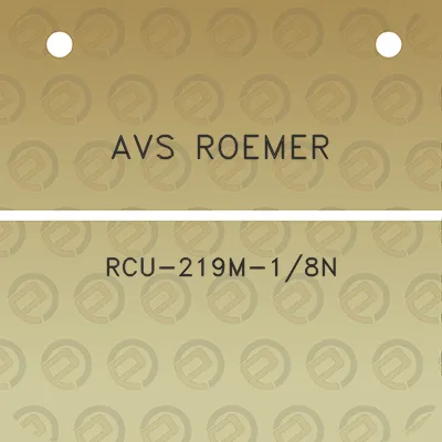 avs-roemer-rcu-219m-18n