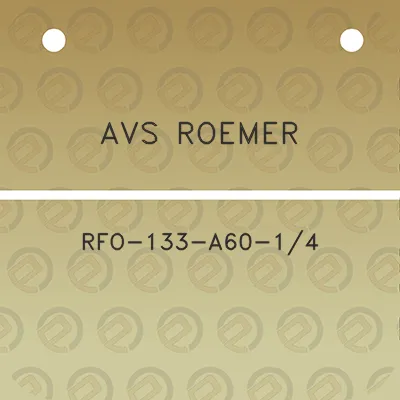 avs-roemer-rfo-133-a60-14