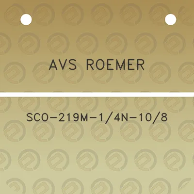 avs-roemer-sco-219m-14n-108