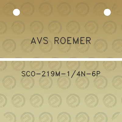 avs-roemer-sco-219m-14n-6p