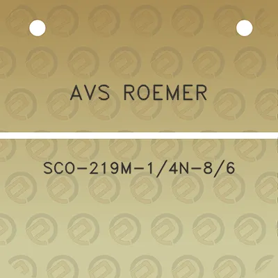 avs-roemer-sco-219m-14n-86