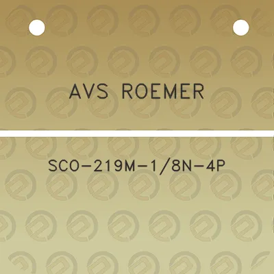 avs-roemer-sco-219m-18n-4p