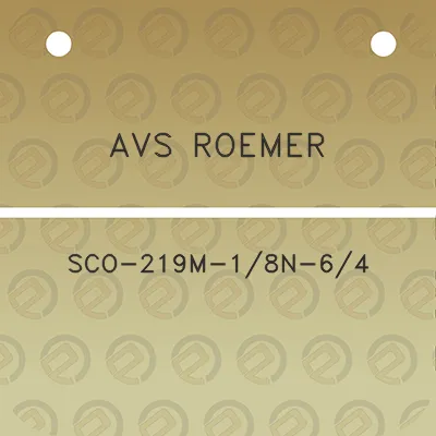 avs-roemer-sco-219m-18n-64