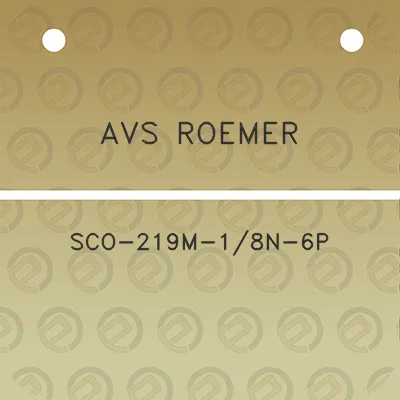 avs-roemer-sco-219m-18n-6p