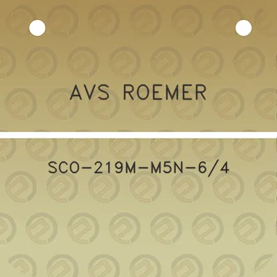 avs-roemer-sco-219m-m5n-64