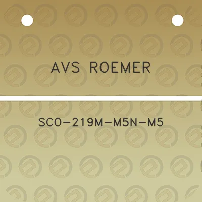 avs-roemer-sco-219m-m5n-m5