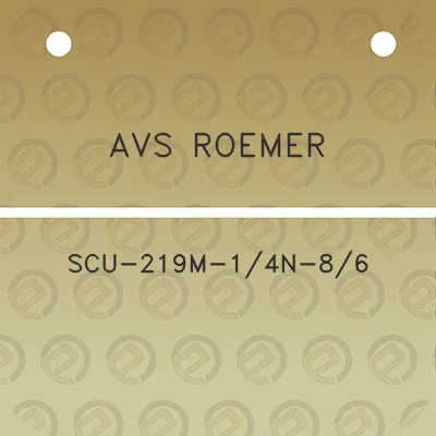 avs-roemer-scu-219m-14n-86