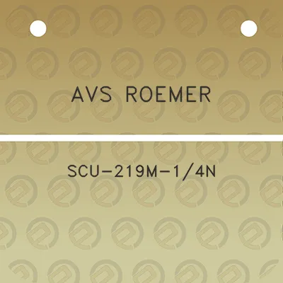 avs-roemer-scu-219m-14n