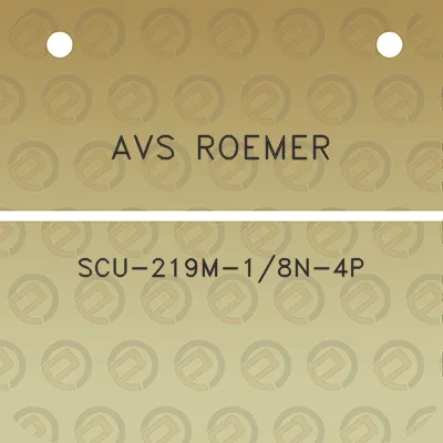 avs-roemer-scu-219m-18n-4p