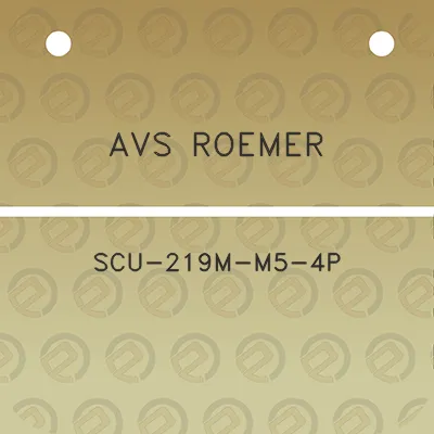 avs-roemer-scu-219m-m5-4p