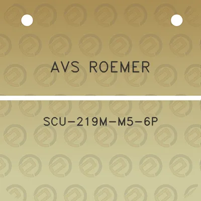 avs-roemer-scu-219m-m5-6p