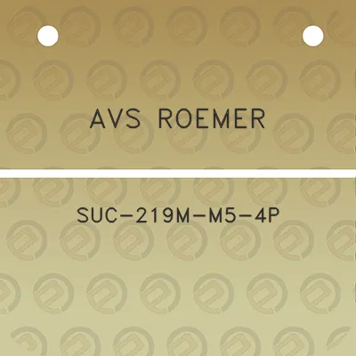 avs-roemer-suc-219m-m5-4p