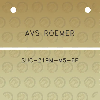 avs-roemer-suc-219m-m5-6p