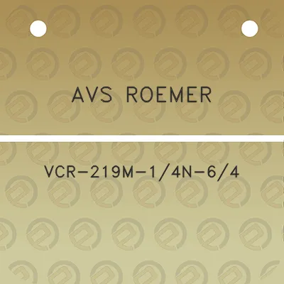 avs-roemer-vcr-219m-14n-64