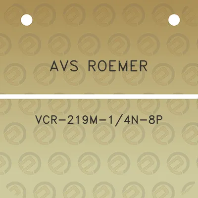 avs-roemer-vcr-219m-14n-8p