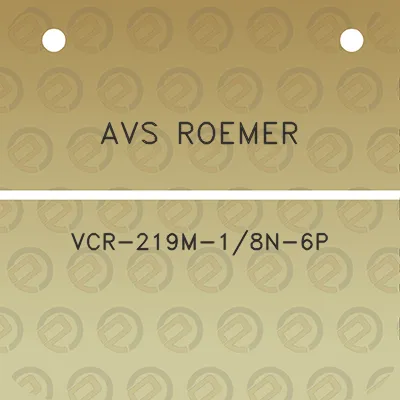 avs-roemer-vcr-219m-18n-6p