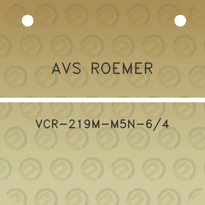 avs-roemer-vcr-219m-m5n-64