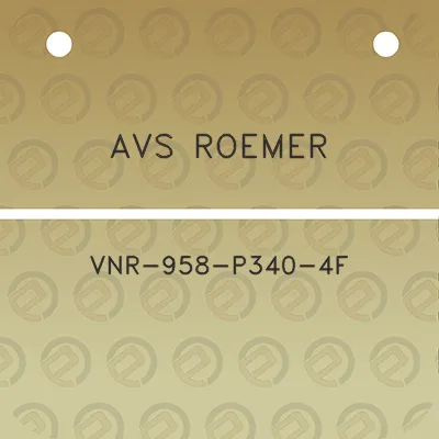 avs-roemer-vnr-958-p340-4f