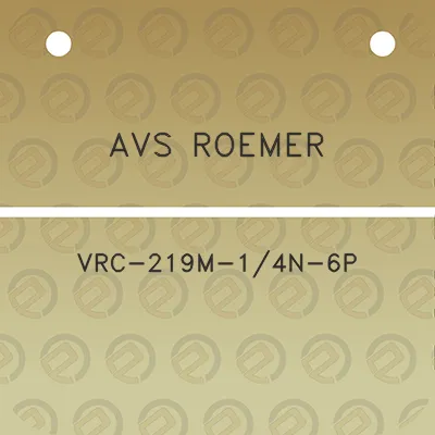 avs-roemer-vrc-219m-14n-6p