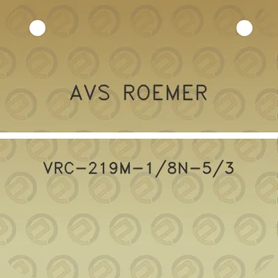 avs-roemer-vrc-219m-18n-53