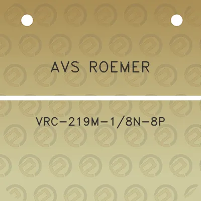 avs-roemer-vrc-219m-18n-8p