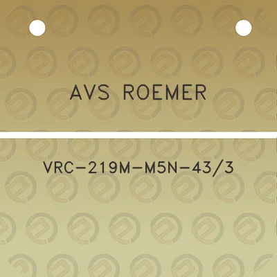 avs-roemer-vrc-219m-m5n-433