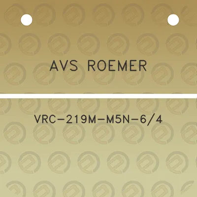 avs-roemer-vrc-219m-m5n-64