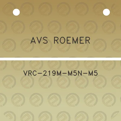 avs-roemer-vrc-219m-m5n-m5