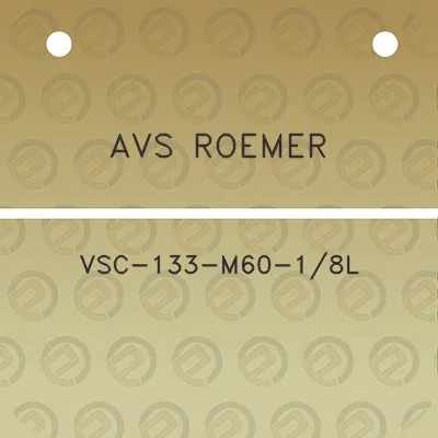 avs-roemer-vsc-133-m60-18l