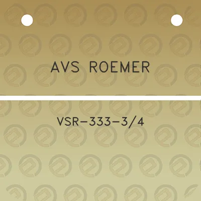 avs-roemer-vsr-333-34