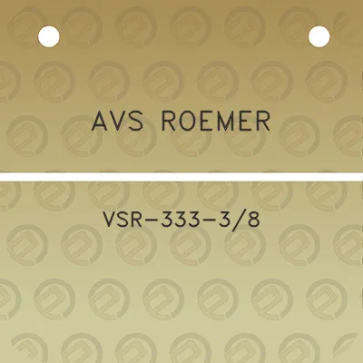 avs-roemer-vsr-333-38