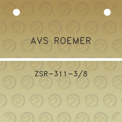 avs-roemer-zsr-311-38