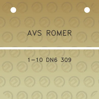 avs-romer-1-10-dn6-309