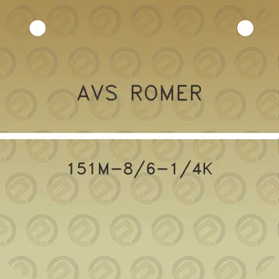 avs-romer-151m-86-14k