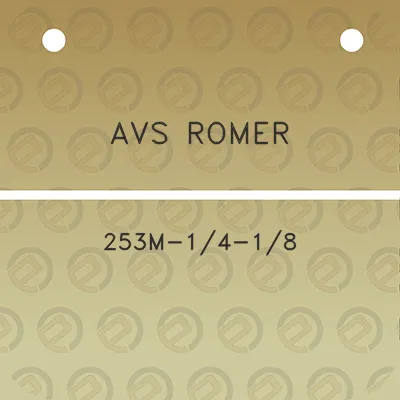 avs-romer-253m-14-18