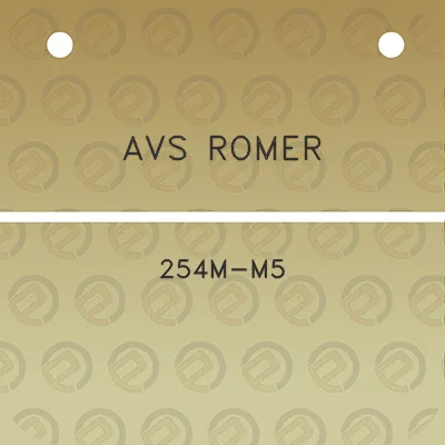 avs-romer-254m-m5