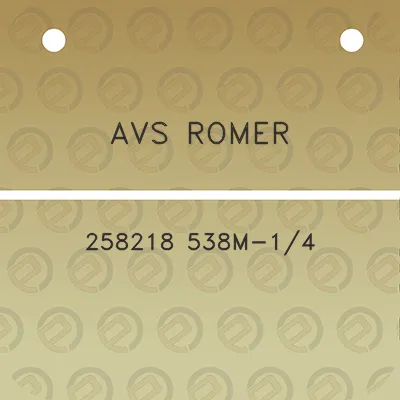 avs-romer-258218-538m-14