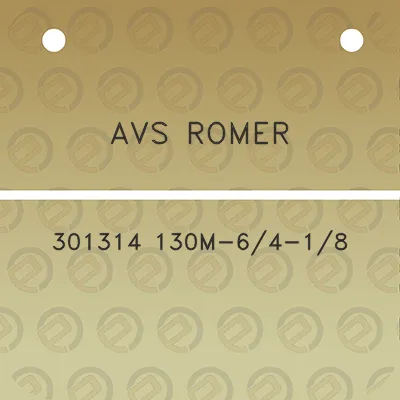 avs-romer-301314-130m-64-18