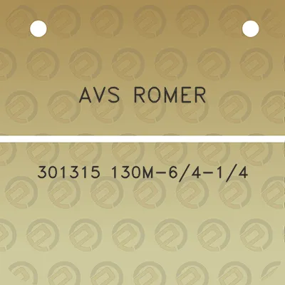 avs-romer-301315-130m-64-14